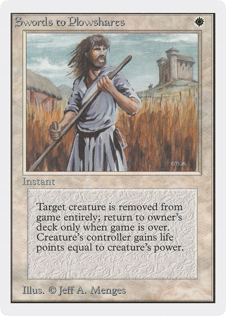 Swords to Plowshares [Unlimited Edition]-1