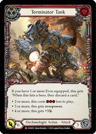 Terminator Tank [EVO055] (Bright Lights)  Rainbow Foil-1