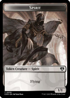 Spirit (0039) // Goblin Double-Sided Token (CMM-39 // 27) - Commander Masters Foil-1