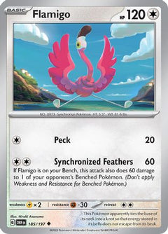 Flamigo (185/197) [Scarlet & Violet: Obsidian Flames]-1