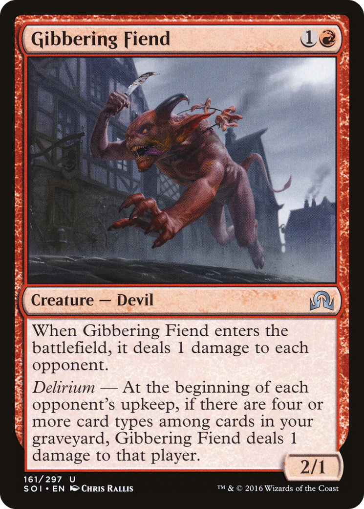 Gibbering Fiend [Shadows over Innistrad]-1