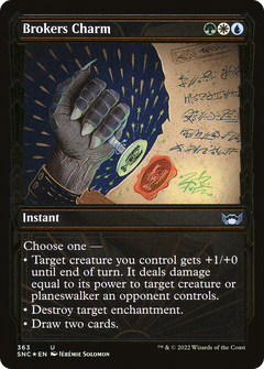 Brokers Charm (Showcase Golden Age Gilded Foil) [Streets of New Capenna]-1