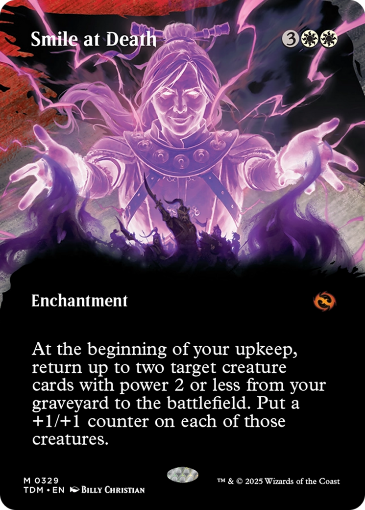 Smile at Death (Borderless) [Tarkir: Dragonstorm]-1