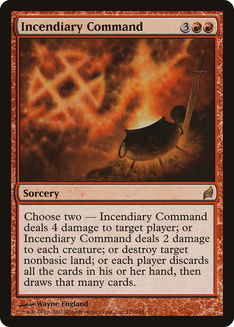 Incendiary Command [Lorwyn]-1