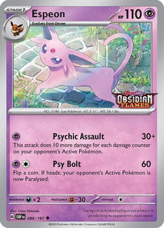 Espeon (086/197) (Best Buy Exclusive) [Scarlet & Violet: Black Star Promos]-1