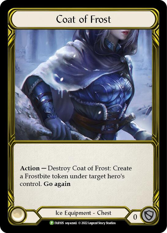 Coat of Frost (Golden) [FAB105] (Promo)  Cold Foil-1