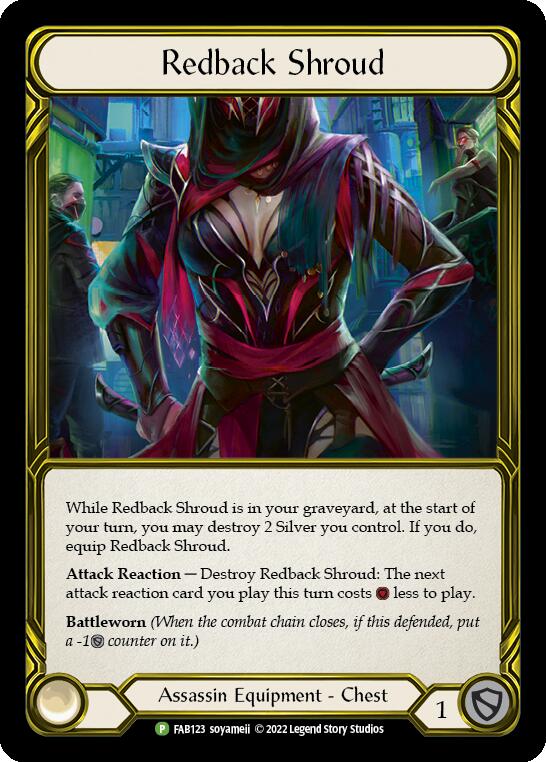 Redback Shroud (Golden) [FAB123] (Promo)  Cold Foil-1