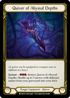 Quiver of Abyssal Depths (Golden) [FAB126] (Promo)  Cold Foil-1