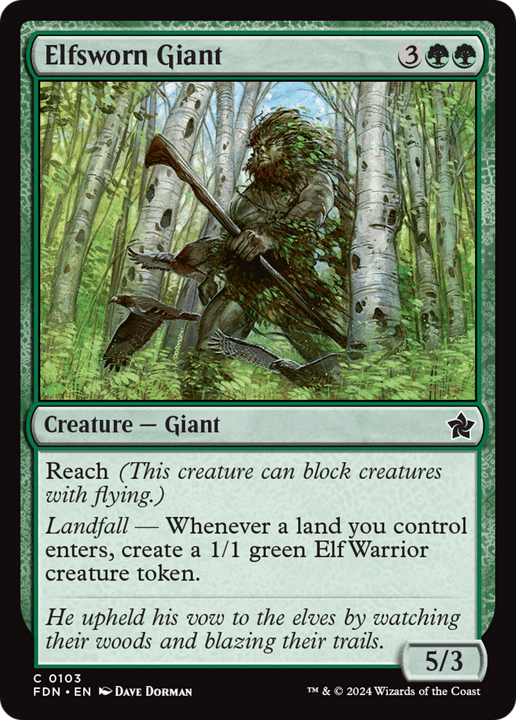 Elfsworn Giant [Foundations]-1