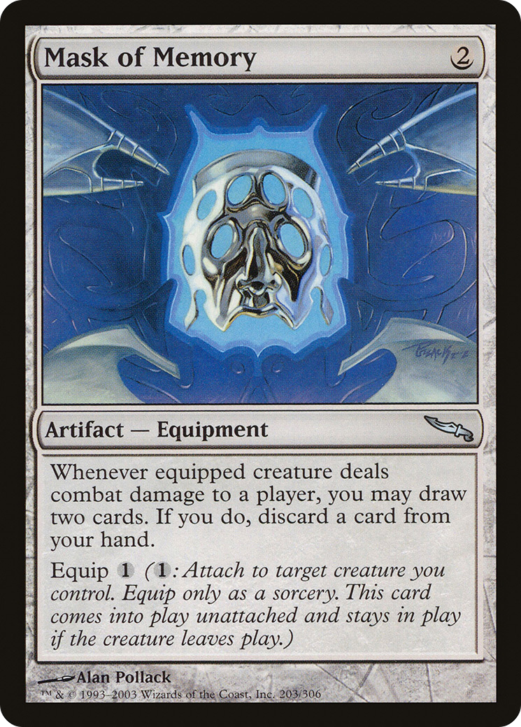 Mask of Memory [Mirrodin]-1