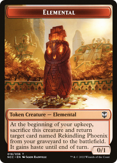 Elemental (TNCC-018) - New Capenna Commander Tokens-1