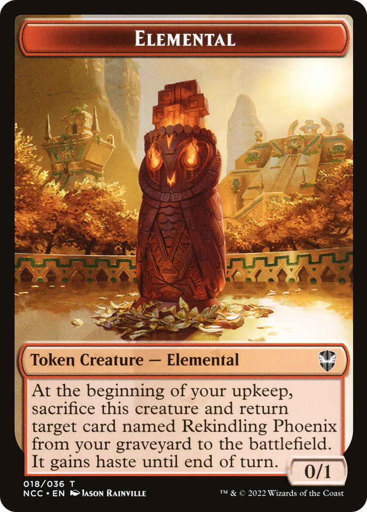 Elemental (TNCC-018) - New Capenna Commander Tokens-1