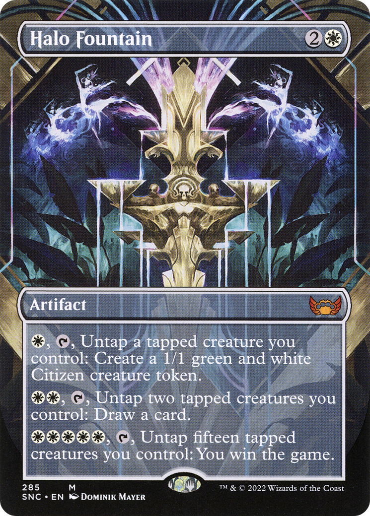 Halo Fountain (Borderless Alternate Art) [Streets of New Capenna]-1