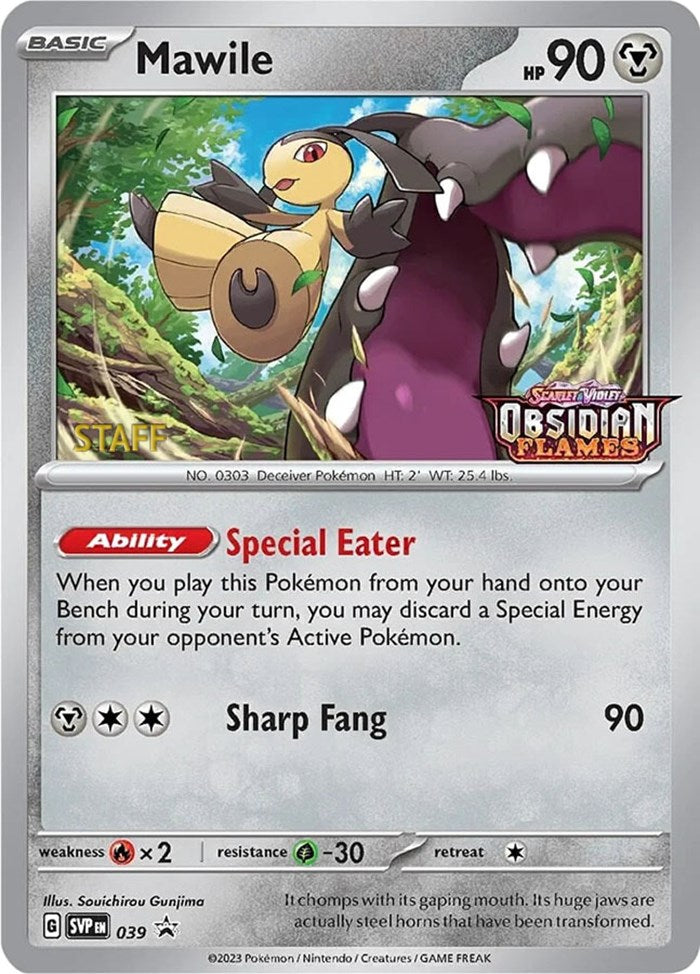 Mawile (039) (Stamped) (Staff) [Scarlet & Violet: Black Star Promos]-1