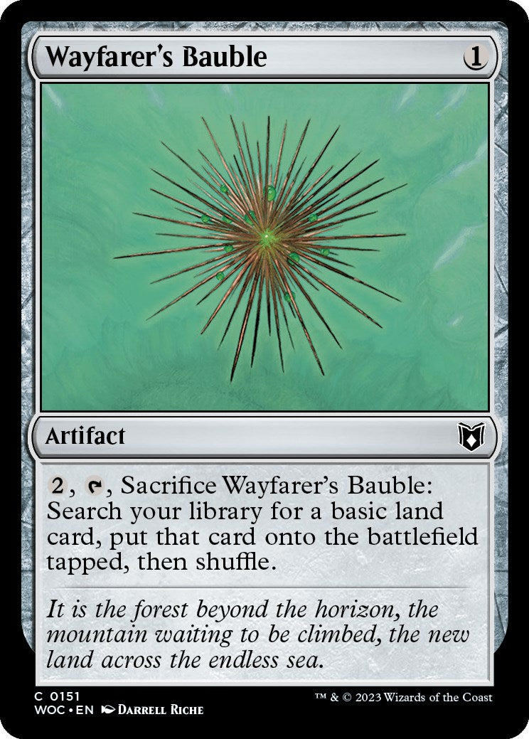 Wayfarer's Bauble [Wilds of Eldraine Commander]-1