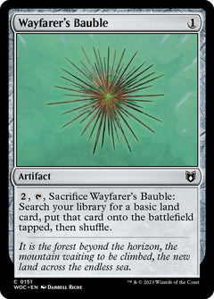Wayfarer's Bauble [Wilds of Eldraine Commander]-1