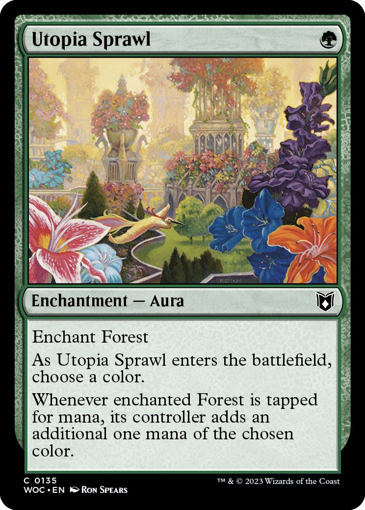 Utopia Sprawl [Wilds of Eldraine Commander]-1