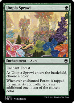 Utopia Sprawl [Wilds of Eldraine Commander]-1