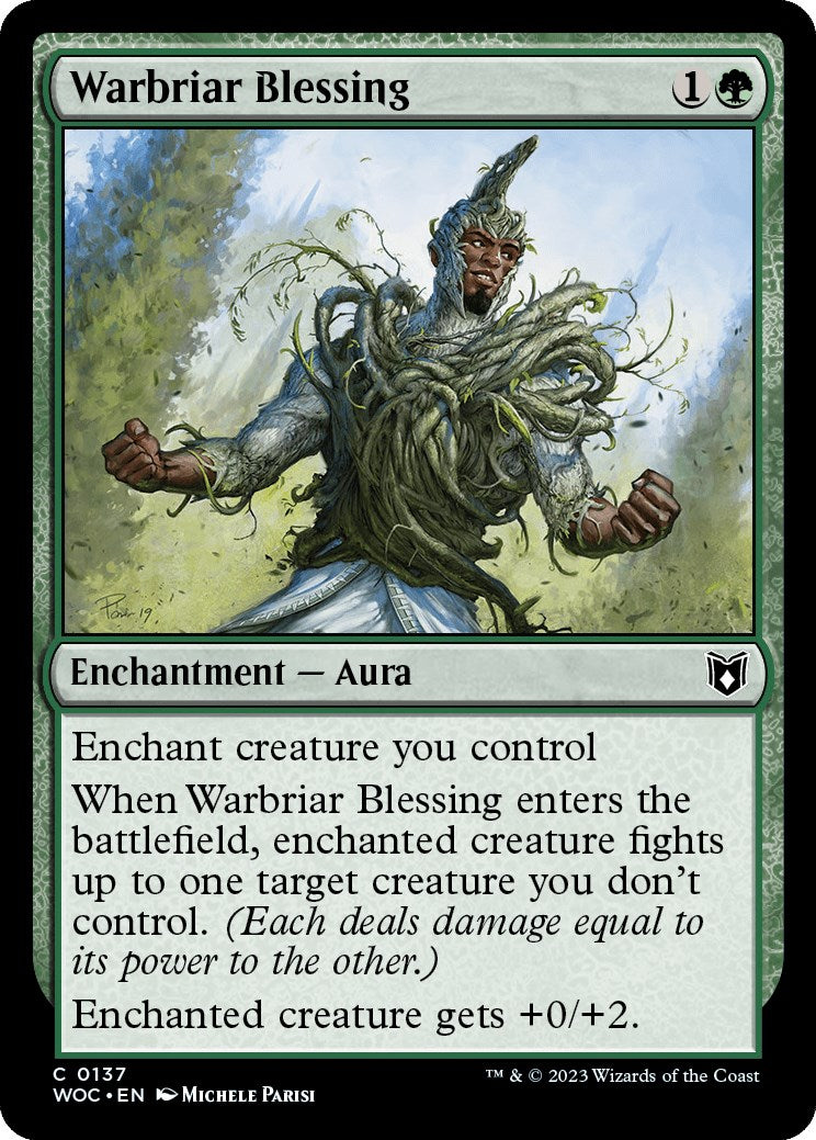 Warbriar Blessing [Wilds of Eldraine Commander]-1
