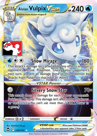 Alolan Vulpix VSTAR (034/195) [Prize Pack Series Three]-1
