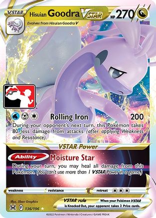 Hisuian Goodra VSTAR (136/196) [Prize Pack Series Three]-1