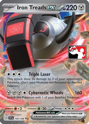 Iron Treads ex (143/198) [Prize Pack Series Three]-1