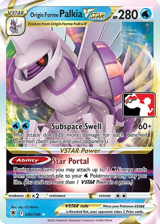 Origin Forme Palkia VSTAR (040/189) [Prize Pack Series Three]-1
