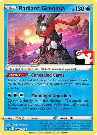 Radiant Greninja (046/189) [Prize Pack Series Three]-1