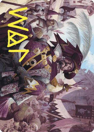 Discerning Financier Art Card (Gold-Stamped Signature) (ASWOE-002) - Art Series: Wilds of Eldraine-1