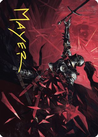 Shatter the Oath Art Card (Gold-Stamped Signature) (ASWOE-014) - Art Series: Wilds of Eldraine-1