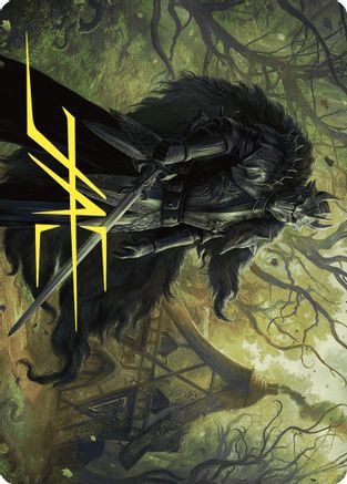 Agatha's Champion Art Card (Gold-Stamped Signature) (ASWOE-022) - Art Series: Wilds of Eldraine-1
