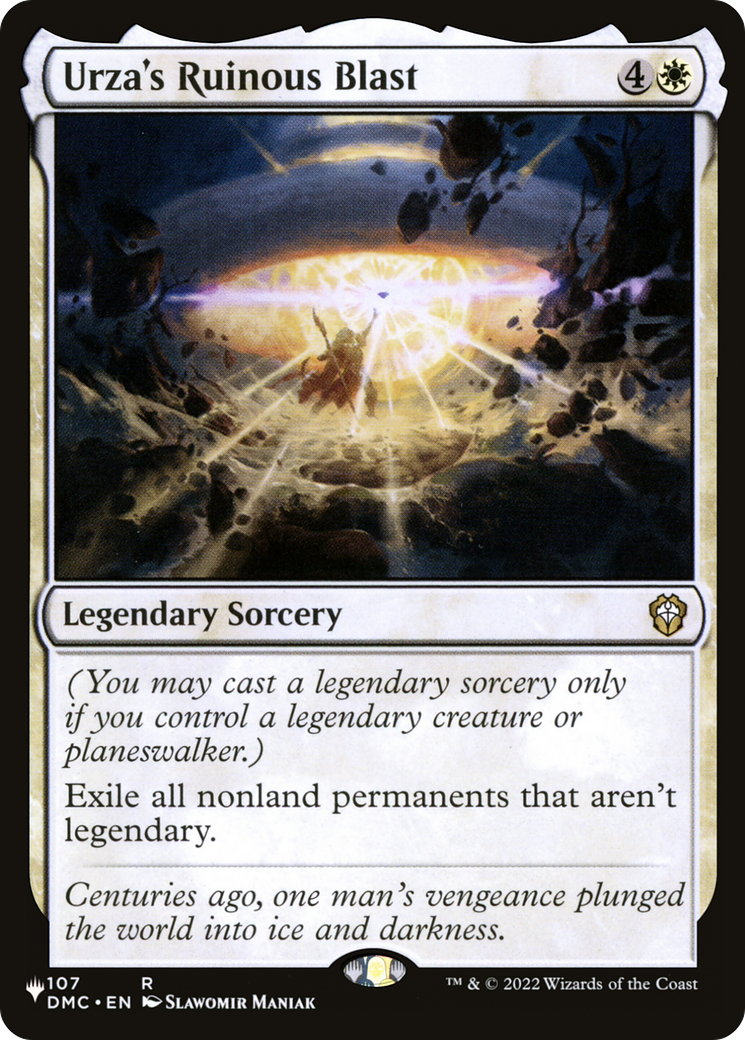 Urza's Ruinous Blast (LIST-107) - The List-1