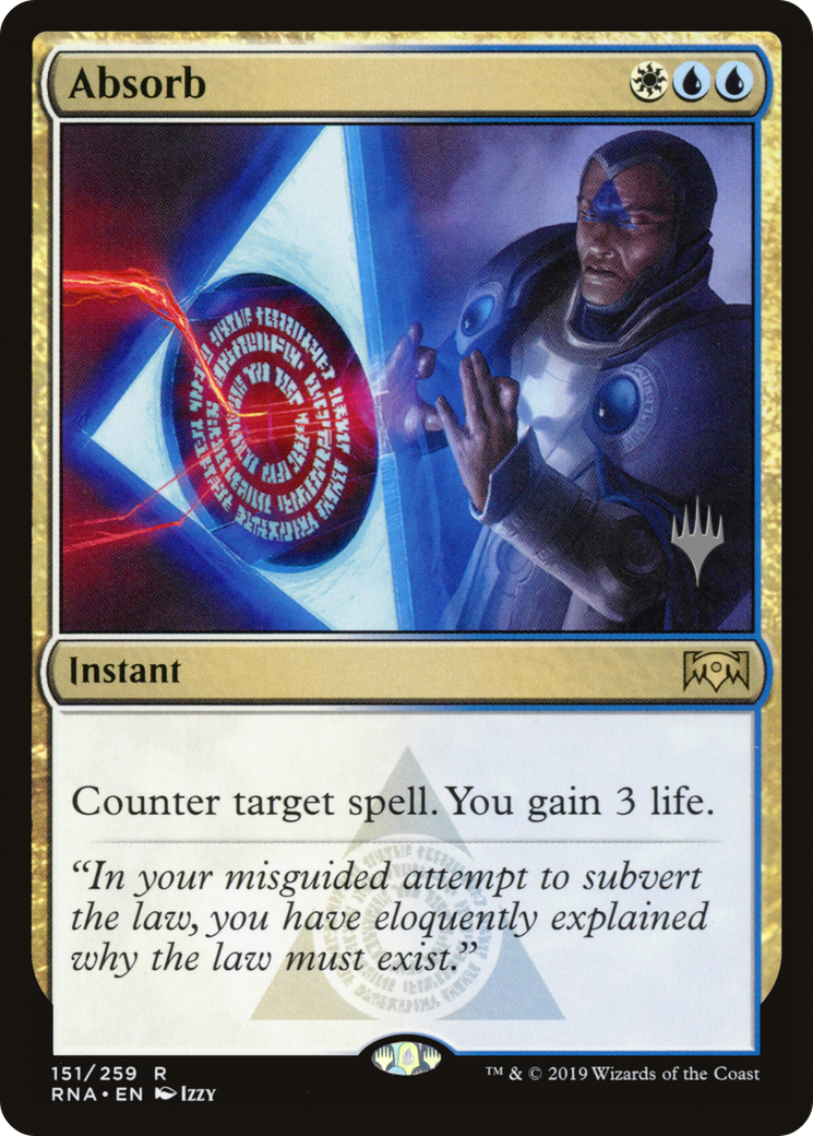 Absorb (Promo Pack) [Ravnica Allegiance Promos]-1