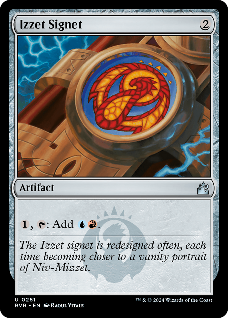 Izzet Signet [Ravnica Remastered]-1