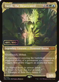 Yarok, the Desecrated (Serial Numbered) (MUL-193) - Multiverse Legends: (Showcase) Foil-1