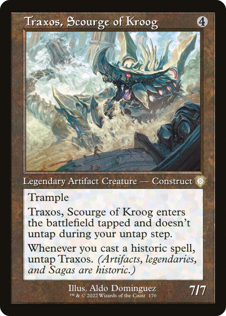 Traxos, Scourge of Kroog (Retro Frame) (BRC-170) - The Brothers' War Commander-1