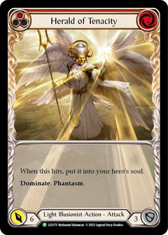 Herald of Tenacity (Red) [LGS173] (Promo)  Rainbow Foil-1