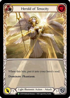 Herald of Tenacity (Yellow) - LGS174 (LGS174) - Flesh and Blood: Promo Cards Rainbow Foil-1