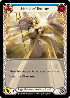 Herald of Tenacity (Blue) [LGS175] (Promo)  Rainbow Foil-1