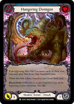 Hungering Demigon (Blue) [LGS167] (Promo)  Rainbow Foil-1