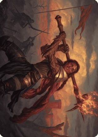 Imodane, the Pyrohammer Art Card (ASWOE-018) - Art Series: Wilds of Eldraine-1