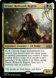 Yenna, Redtooth Regent (Promo Pack) [Wilds of Eldraine Promos]-1