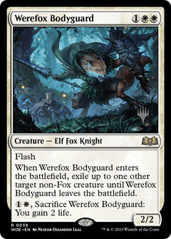 Werefox Bodyguard (Promo Pack) [Wilds of Eldraine Promos]-1