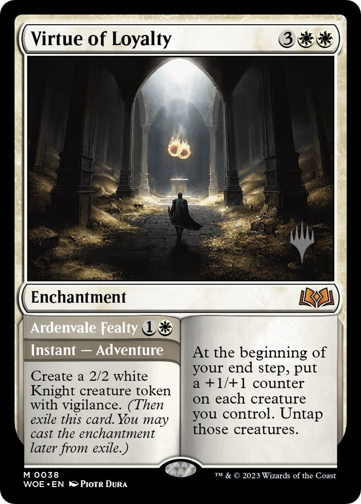 Virtue of Loyalty // Ardenvale Fealty (Promo Pack) [Wilds of Eldraine Promos]-1