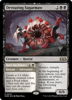 Devouring Sugarmaw // Have for Dinner(Promo Pack) [Wilds of Eldraine Promos]-1