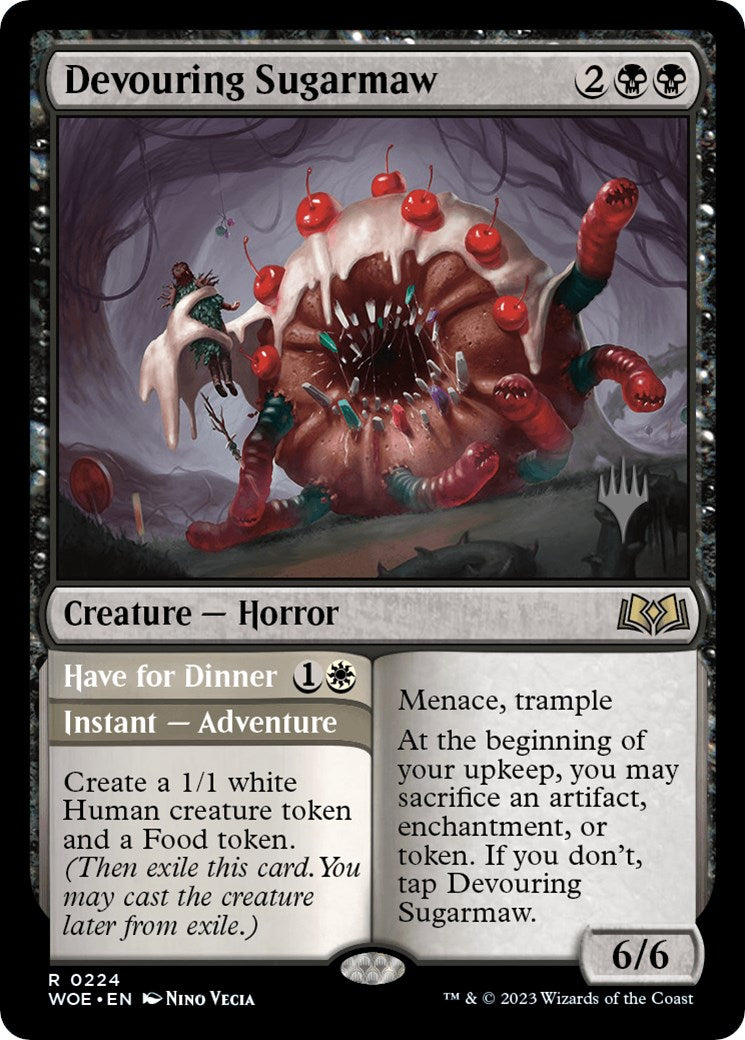 Devouring Sugarmaw // Have for Dinner(Promo Pack) [Wilds of Eldraine Promos]-1