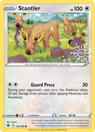Stantler (125/189) (Holiday Calendar) [Sword & Shield: Astral Radiance]-1