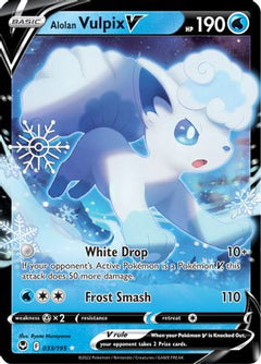 Alolan Vulpix V (033/195) (Holiday Calendar) [Sword & Shield: Silver Tempest]-1