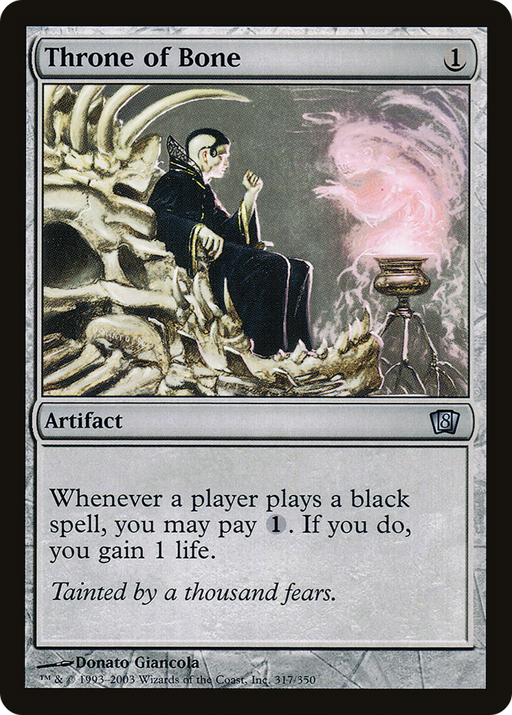 Throne of Bone (8ED-317) - 8th Edition Foil-1