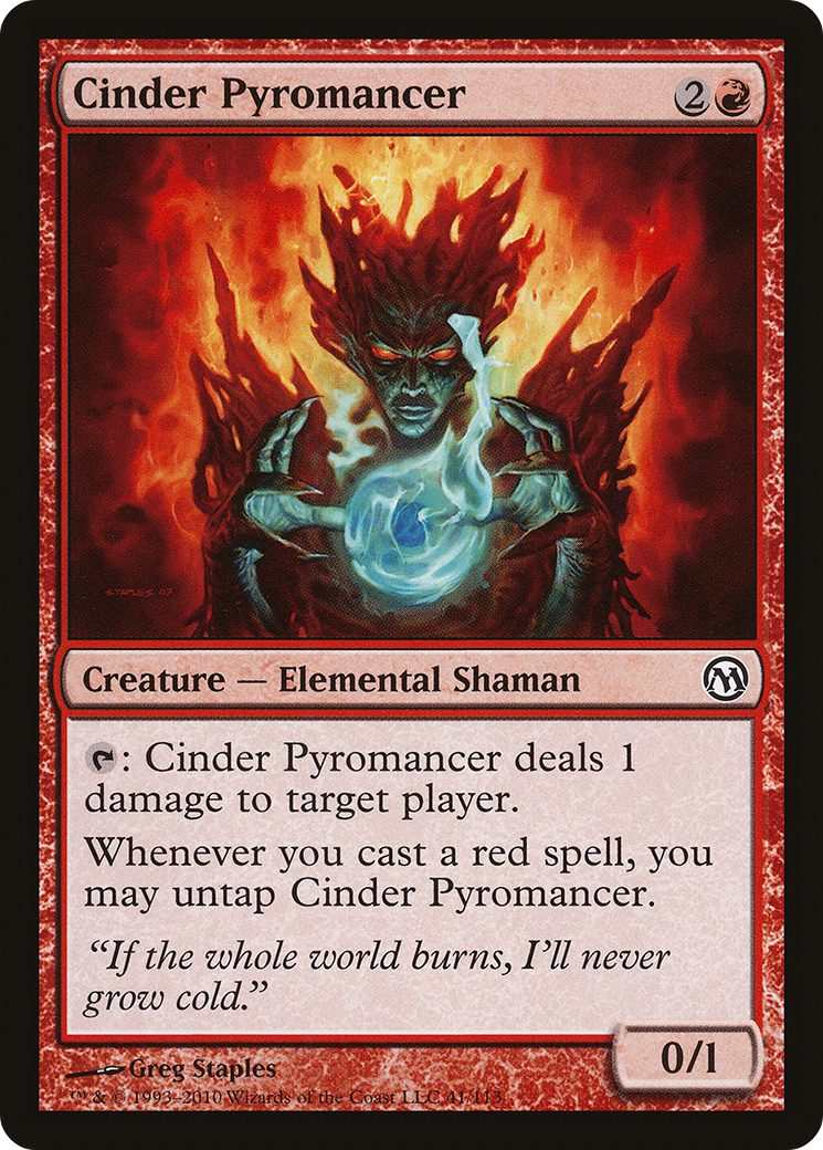 Cinder Pyromancer [Duels of the Planeswalkers]-1